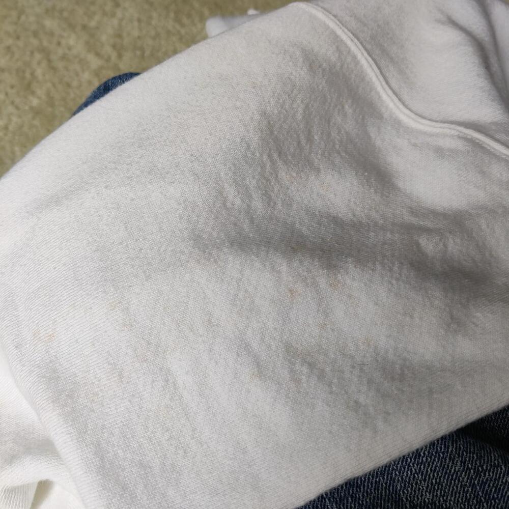 Vintage 90s Russell Athletic white blank crewneck sweatshirt - Picture 8 of 8